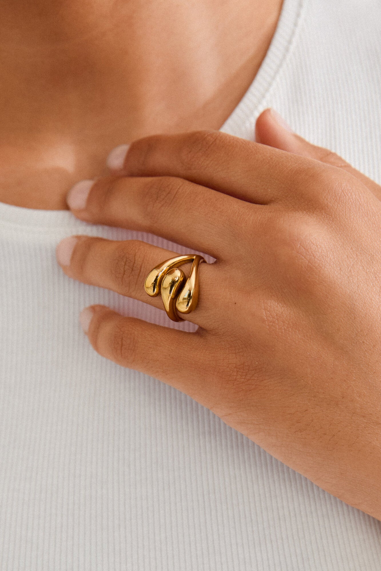 Jennings ring - forgyldt